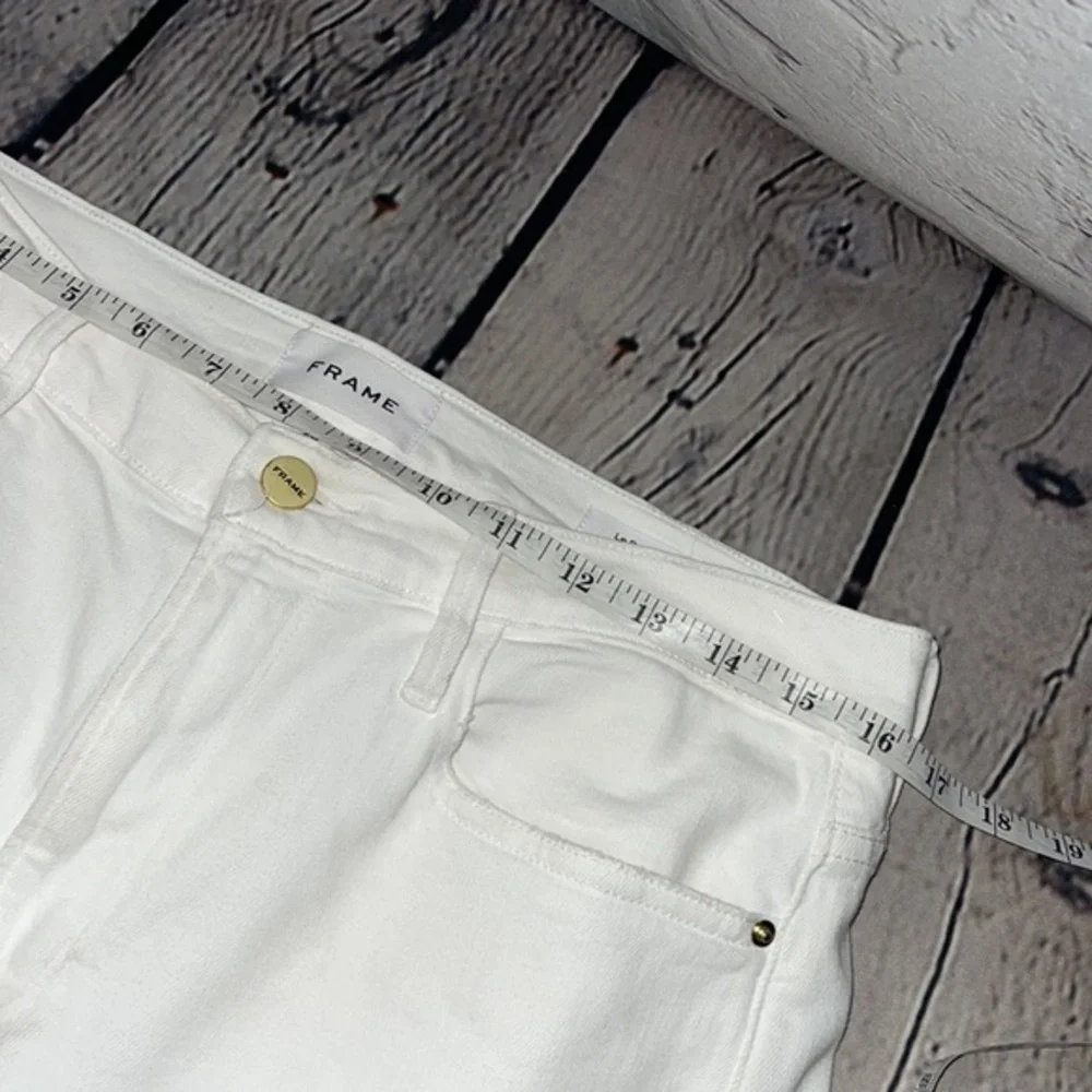 Frame Le Beau Crop‎ in White size 29